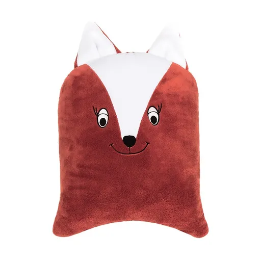 Bellatex tvarovaný polštářek Liška, 35 x 40 cm