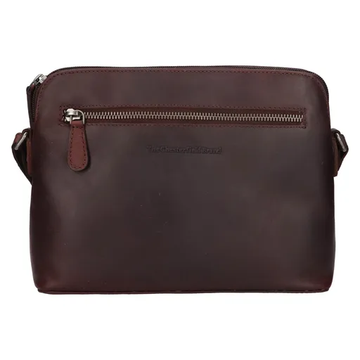 Dámská kožená crossbody kabelka The Chesterfield Brand Nebraska - hnědá