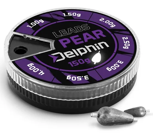 Delphin leads hruška s bužírkou sada 150 g 1,0-4,0 g