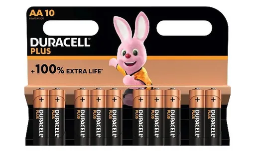 Duracell MN1500B8 Duracell Plus AA 10 Pack