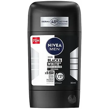 NIVEA MEN Stick AP B&W Invisible Original 50 ml (9005800352206)