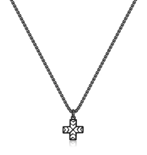 S'Agapõ Pánský ocelový náhrdelník Rebel SRB04