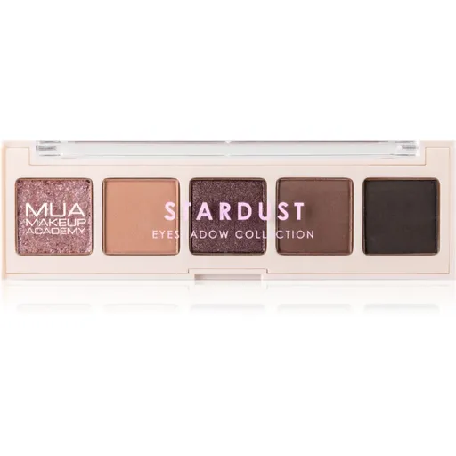 MUA Makeup Academy Eyeshadow Collection paletka očních stínů odstín Stardust 3.8 g