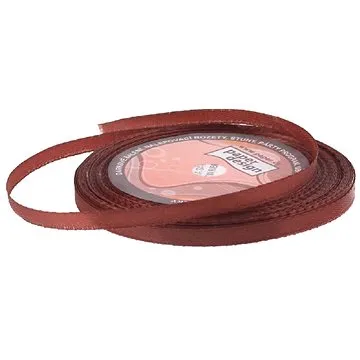 Vikpap Stuha saténová 6 mm/32 m - tmavě hnědá (334324)