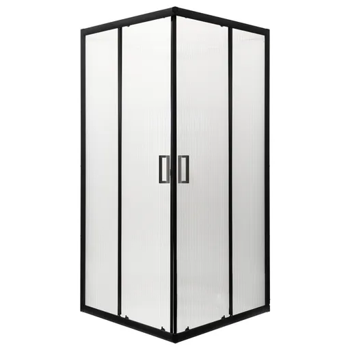 KERRA Sprchový kout bez vaničky Soho SQ 90 (černý) 5907548118752
