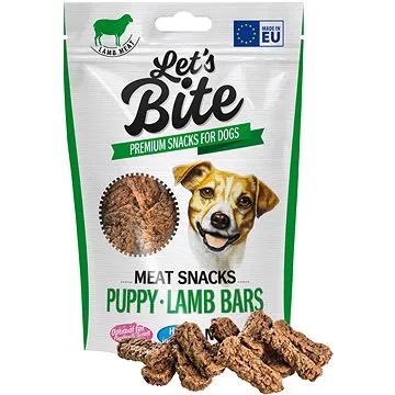 Let’s Bite Meat Snacks Puppy Lamb Bars 80 g (8595602556328)