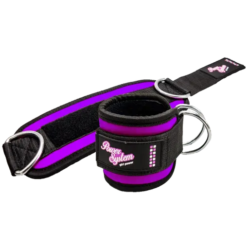 Power System Kotníkový adaptér GYM BABE - fialový