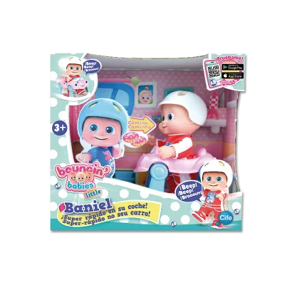 Panenka Baniel v autíčku