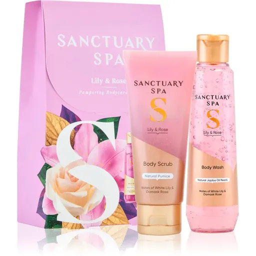 Sanctuary Spa Lily & Rose Pampering Bodycare dárková sada na tělo
