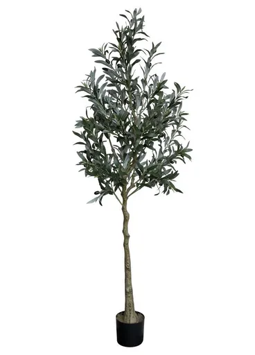 Dekorace umělý stromek olivovník s olivami Olea Tree - 15*170 cm Chic Antique
