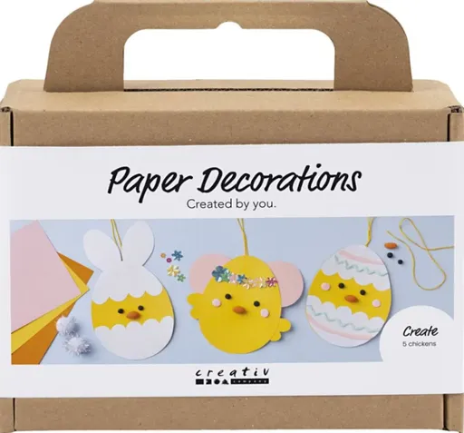 Mini kreativní sada Papírové dekorace