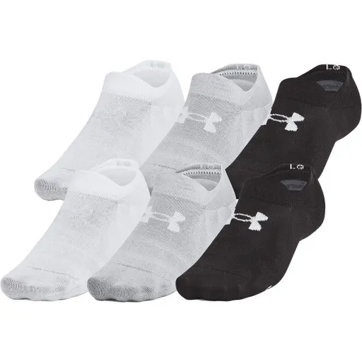Under Armour ESSENTIAL 6PK Nízké ponožky, bílá, velikost M