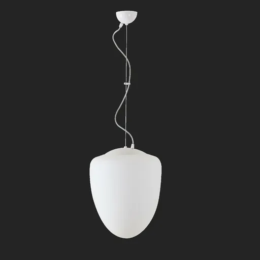 OSMONT AST60422 ASTRA L závěsné skleněné svítidlo bílá IP40 3000 K 27W LED DALI