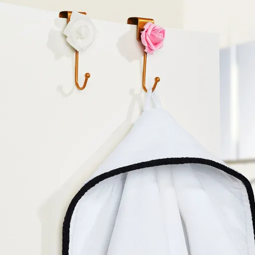 2 háčky na dveře Růže