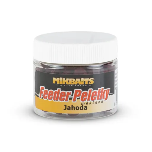 Mikbaits Měkčené feeder peletky 50ml - Jahoda,Mikbaits Měkčené feeder peletky 50ml - Jahoda