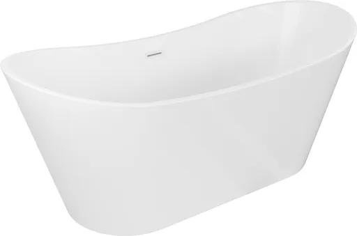 MEXEN/S Montana vana volně stojící 180 x 80, bílá, sifon a přepad bílá 52011808000-20