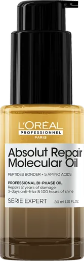 L'Oréal Professionnel Dvoufázový olej pro poškozené vlasy Absolut Repair Molecular (Bi-Phase Oil) 30 ml