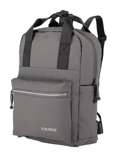 Městský batoh Travelite Basics Canvas Backpack Anthracite