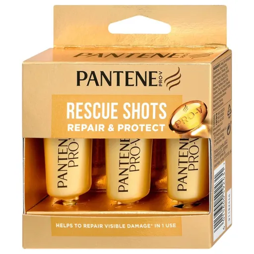 Pantene Pohotovostní ampule pro poškozené vlasy Repair & Protect (Rescue Shots) 3 x 15 ml