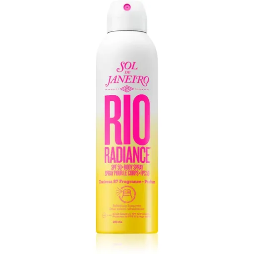 Sol de Janeiro Rio Radiance SPF 50 osvěžující a hydratační sprej pro ochranu pokožky SPF 50 200 ml