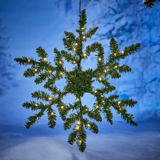 LED sněhová vločka