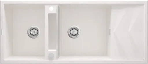 DEANTE Magnetic alabaster Magnetic Granitový dřez, 2-bowl ZRM_A213