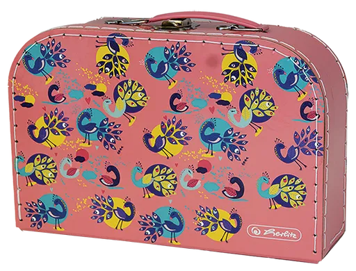 Kufřík 30 cm - Pávi