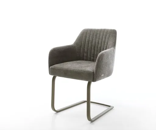 Jídelní židle Greg-Flex bouclé měkký tmavě béžová jídelní židle