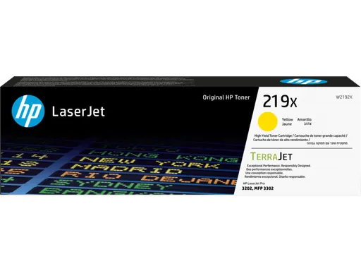 HP 219X W2192X žlutý (yellow) originální toner
