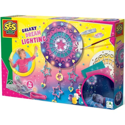 SES Galaxy výroba svítícího lapače snů