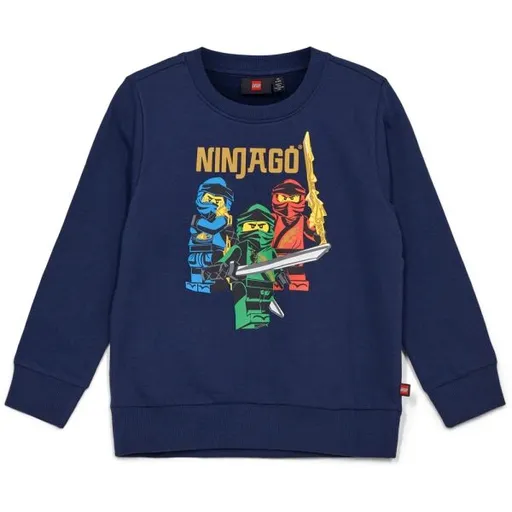 LEGO® kidswear LWSCOUT 101 Chlapecká mikina, tmavě modrá, velikost