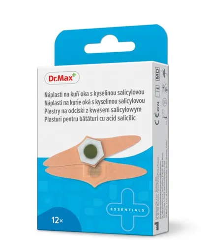 Dr. Max Náplasti na kuří oka s kyselinou salicylovou 12 ks