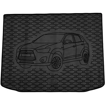 ACI MITSUBISHI ASX 10- gumová vložka černá do kufru s ilustrací vozu (3201X01C)