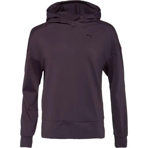 Puma CLOUDSPUN HOODIE Dámská sportovní mikina, vínová, velikost