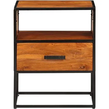 SHUMEE Noční stolek 40 × 30 × 50 cm masivní akáciové dřevo, 327446 (327446)