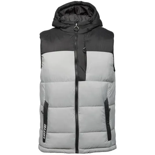 Lotto ADONY Pánská prošívaná vesta, šedá, velikost