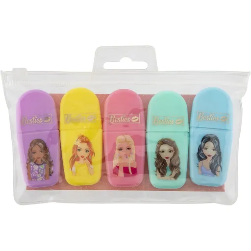 Mini zvýrazňovače v pouzdře