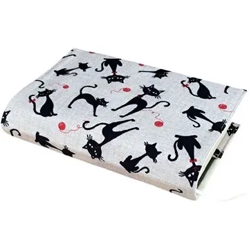 Obal na knihu Kočky v béžové: rozměr 23,5 x 36 cm (0278526)