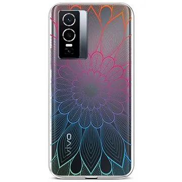 TopQ Kryt Vivo Y76 5G silikon Rainbow Mandala 72499 (Sun-72499)
