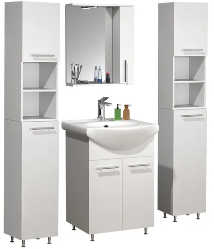 VCM 5dílná umyvadlová skříňka Lisalo M, bílá