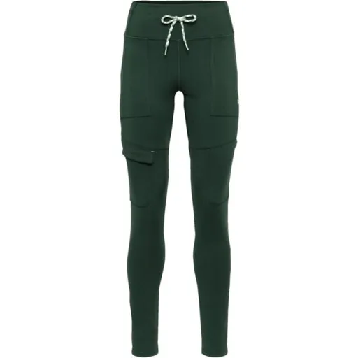 KARI TRAA ANELIE TIGHTS Dámské sportovní legíny, tmavě zelená, velikost