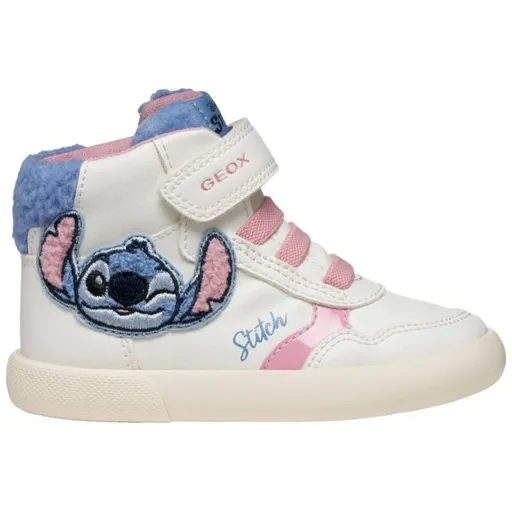 Geox B GISLI Dívčí volnočasová obuv, bílá, velikost