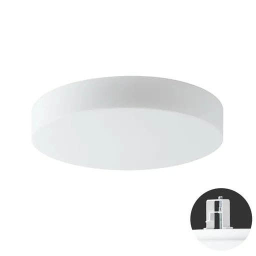 OSMONT ELS68632 ELSA V4 stropní/nástěnné skleněné polovestavné svítidlo bílá IP44 4000 K 17W LED HF