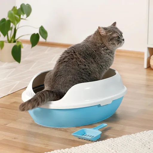 Die moderne Hausfrau Kočičí záchod s roštem a lopatkou