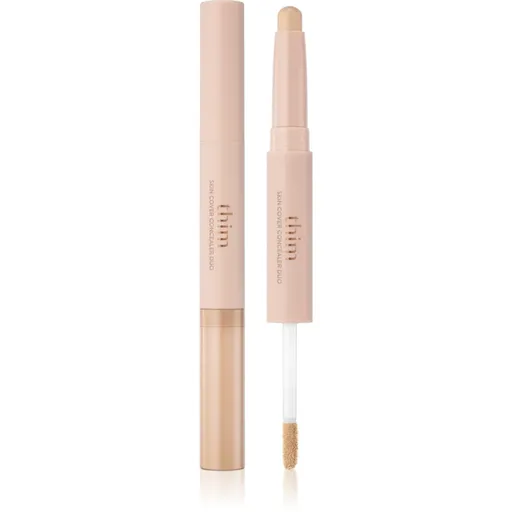 thim Skin Cover Concealer Duo krycí korektor pro redukci nedokonalostí oboustranný odstín 03 Sand 6.3 g