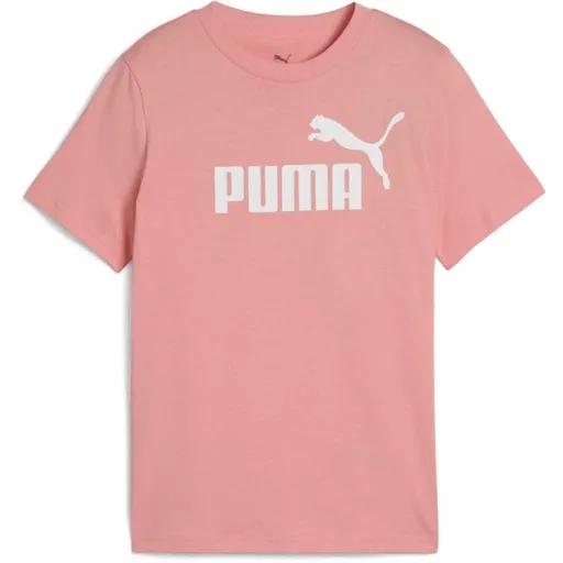 Puma ESSENTIALS NO. 1 LOGO TEE G Dívčí triko, lososová, velikost