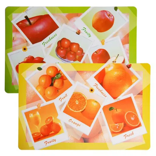 Plastové prostírání TORO 28x43cm ovoce MIX motivů Varianta: JABLKO