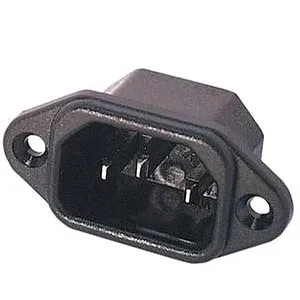 PremiumCord Konektor síťový 230V/M do panelu  IEC C14 (cs220mp)