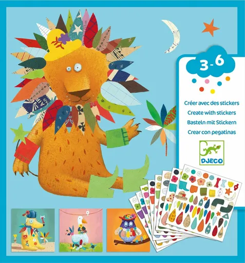 Samolepková sada Ozdob zvířátko