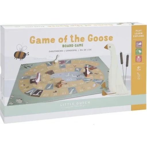 Little Dutch Desková hra pro děti Husa na cestách